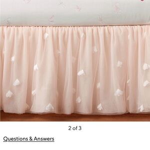 Pottery Barn Monique Lhuillier Tulle Crib skirt